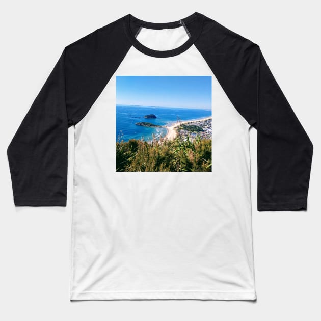 Tauranga Shoreline Baseball T-Shirt by Viaful